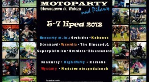 Motocykle nad Piławą - grafika