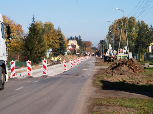Rozbudowa drogi - utrudnienia - grafika
