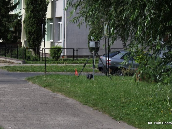 Gdzie stoi fotoradar? - grafika