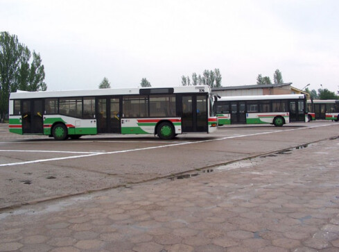 Autobusy - rozkład jazdy - grafika
