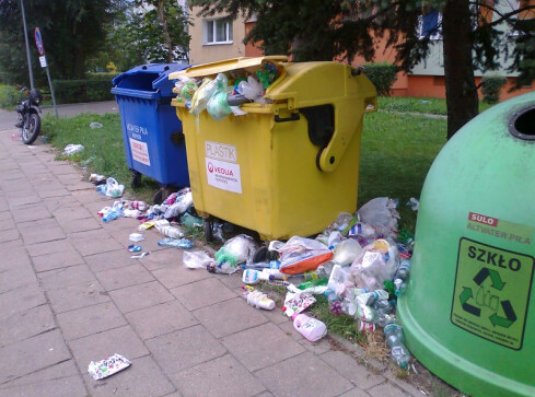 Zaśmiecona Piła - grafika