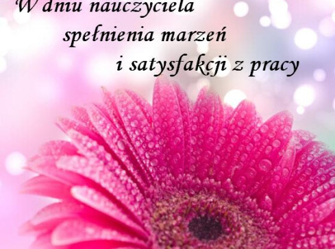 Dziś Dzień Nauczyciela - składamy życzenia - grafika