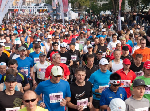 Biegali w Warszawie - grafika
