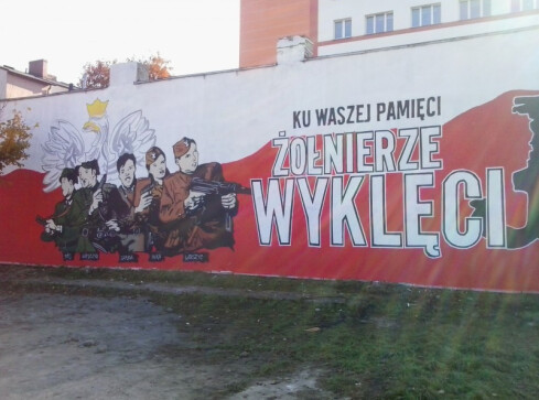 Graffiti w hołdzie - grafika