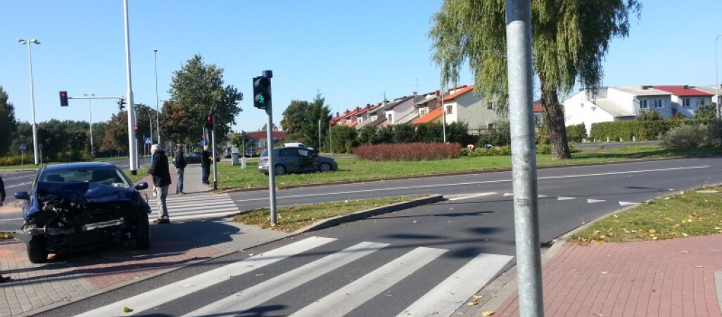 Wypadek na rondzie