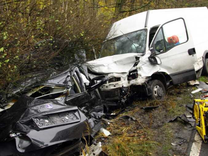 Wypadek na krajowej 10  - grafika