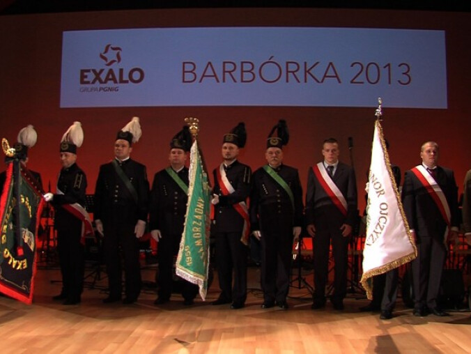 Górnicy świętowali - grafika