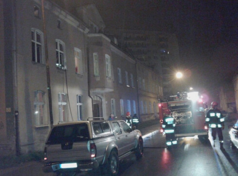 Pożar przy Wawelskiej - grafika