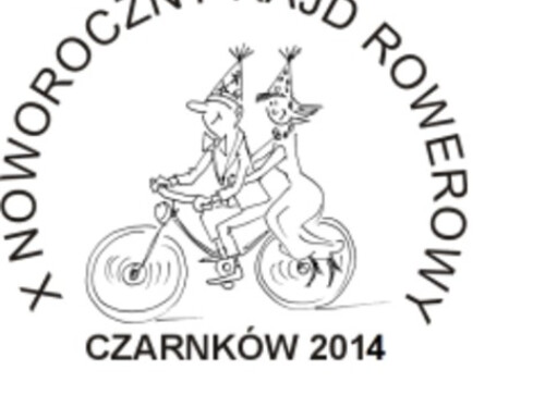 W Nowy Rok na rowerze - grafika