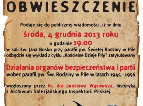 Kościół Świętej Rodziny w czasach komunizmu - grafika