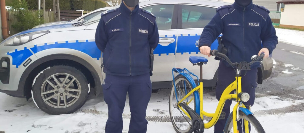 Policjanci z Kaczor odnaleźli skradziony rower