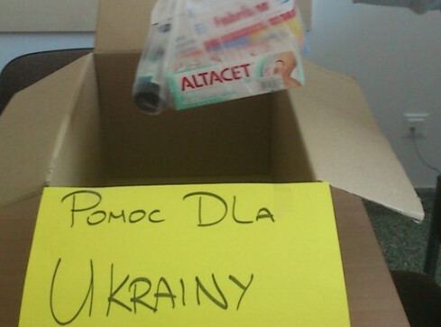 UAM z pomocą dla Ukrainy  - grafika