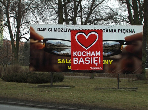 Walentynki w centrum Piły - grafika