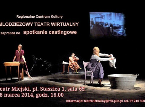 Casting do teatru dla młodzieży i dorosłych  - grafika