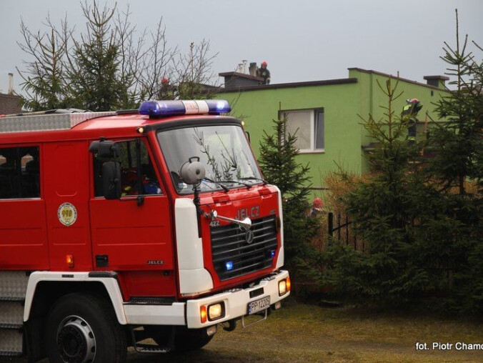 Pożar na Podlasiu - zdjęcia - grafika