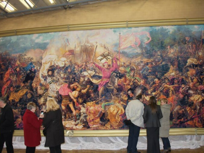 Największy haftowany obraz na świecie przyjedzie do Piły! - grafika