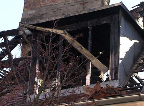 Pożar budynku wielorodzinnego [WIDEO] - grafika