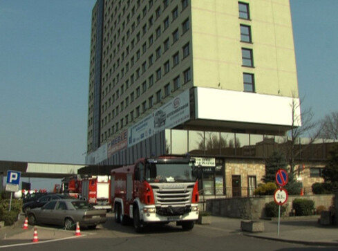 Fałszywy alarm pożarowy w Hotelu Rodło ( WIDEO ) - grafika