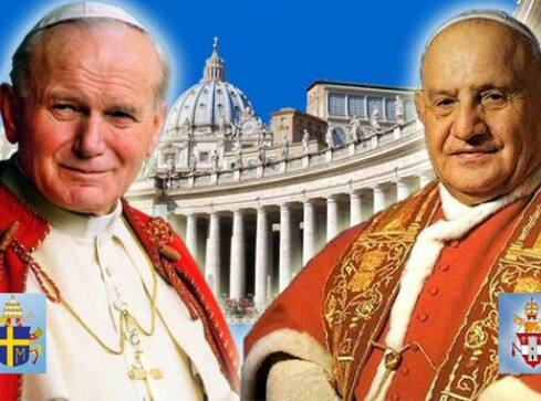 Kanonizacja Jana Pawła II. W niedzielę do południa msze odwołane - grafika