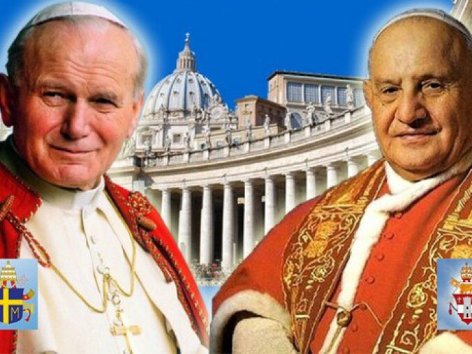 Kanonizacja Jana Pawła II. W niedzielę do południa msze odwołane - grafika