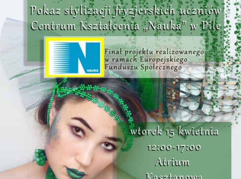 Dziś w Kasztanowej: pokaz stylizacji włosów i makijażu. Dla pań d - grafika