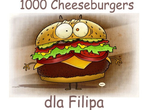 Akcja: 1000 cheeseburgerów dla Filipa - grafika