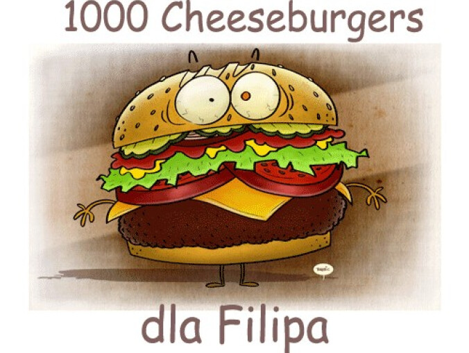 Akcja: 1000 cheeseburgerów dla Filipa - grafika