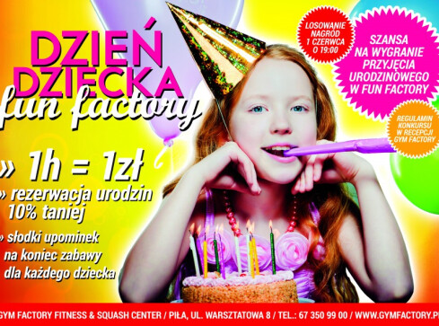 Dzień Dziecka w Fun Factory - grafika