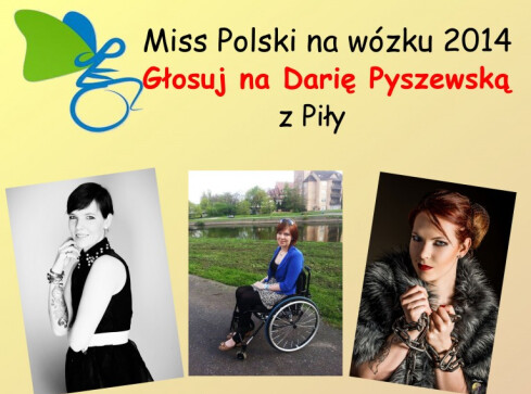 Daria walczy o tytuł Miss Polski na wózku - grafika