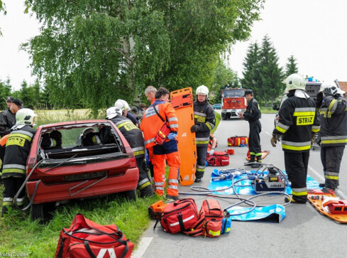 Wypadek: 22 rannych na drodze! [ZDJĘCIA Z ĆWICZEŃ] - grafika