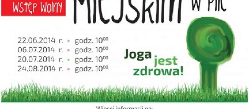 Parkowe spotkania...z jogą