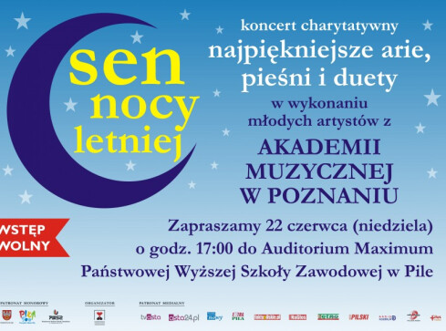 Śpiewające podziękowanie dla darczyńców - grafika