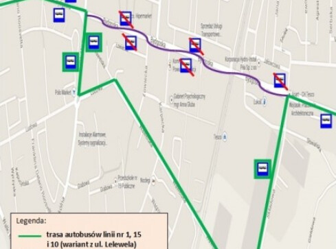 Zmiana organizacji ruchu autobusów MZK - grafika