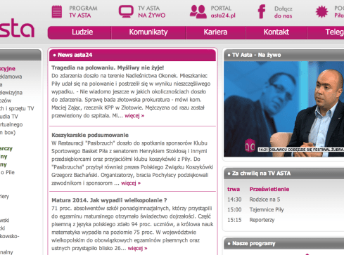 Nowa, wakacyjna ramówka TV ASTA - grafika