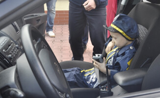Mam marzenie: 5-latek dowodził patrolem policji 