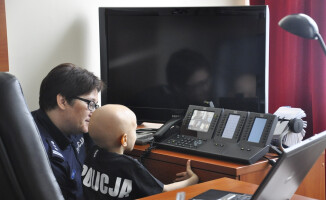 Mam marzenie: 5-latek dowodził patrolem policji 