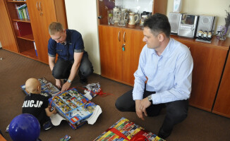 Mam marzenie: 5-latek dowodził patrolem policji 