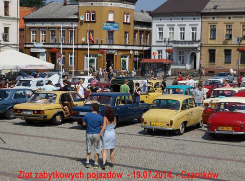 Zlot samochodów zabytkowych w Czarnkowie - grafika