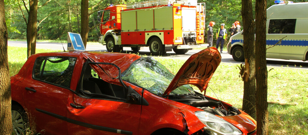 „Elka” wypadła z drogi. Kursanci i instruktor ranni