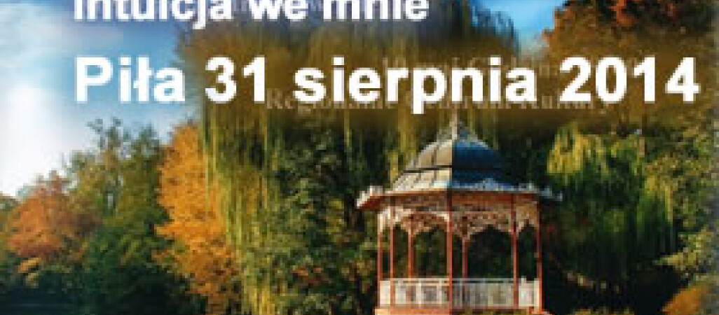 "Intuicja jest we mnie"