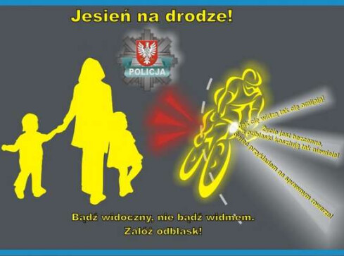 Od jutra odblaski dla wszystkich obowiązkowe - grafika