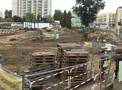 Skwer niezgody  - grafika