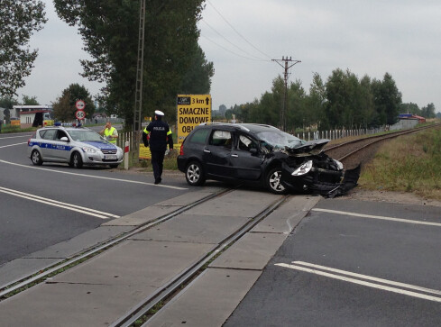 Wypadek w Ługach Ujskich - grafika
