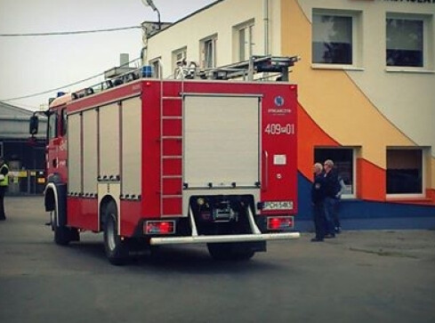 Pożar w Chodzieży. 45 osób ewakuowanych  - grafika