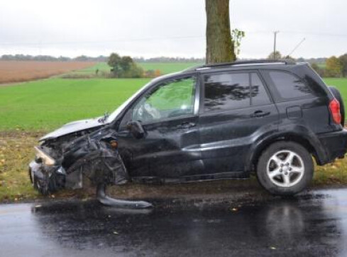 Groźna kolizja z radiowozem - grafika