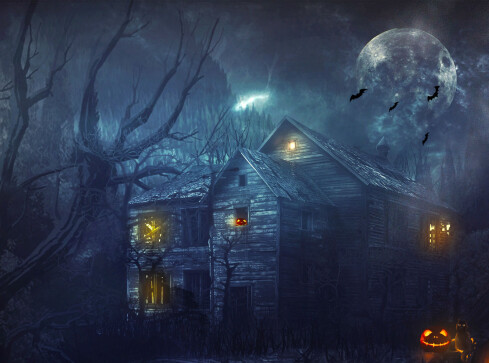 Jajeczny halloween - grafika