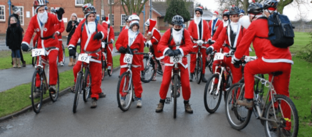 Mikołajki na rowerach