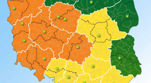 Pomarańczowe ostrzeżenie meteo - grafika