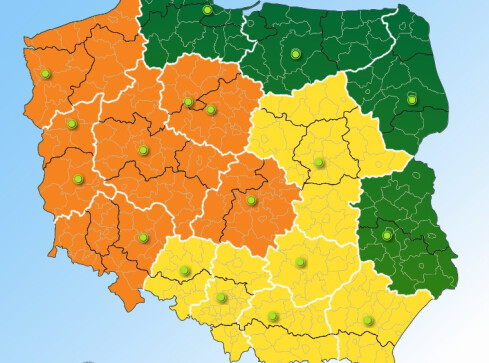 Pomarańczowe ostrzeżenie meteo - grafika