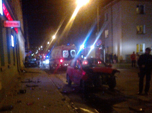 Dwie osoby ranne - wypadek na Ludowej - grafika